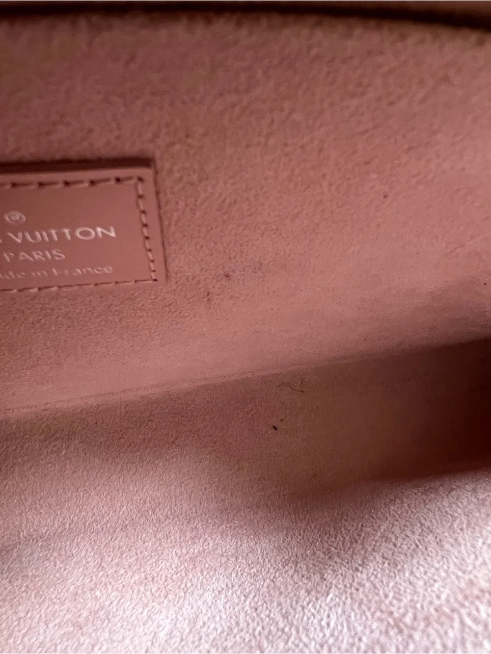 Louis Vuitton Pink Epi Leather Crossbody with Chain Strap and Pouch
